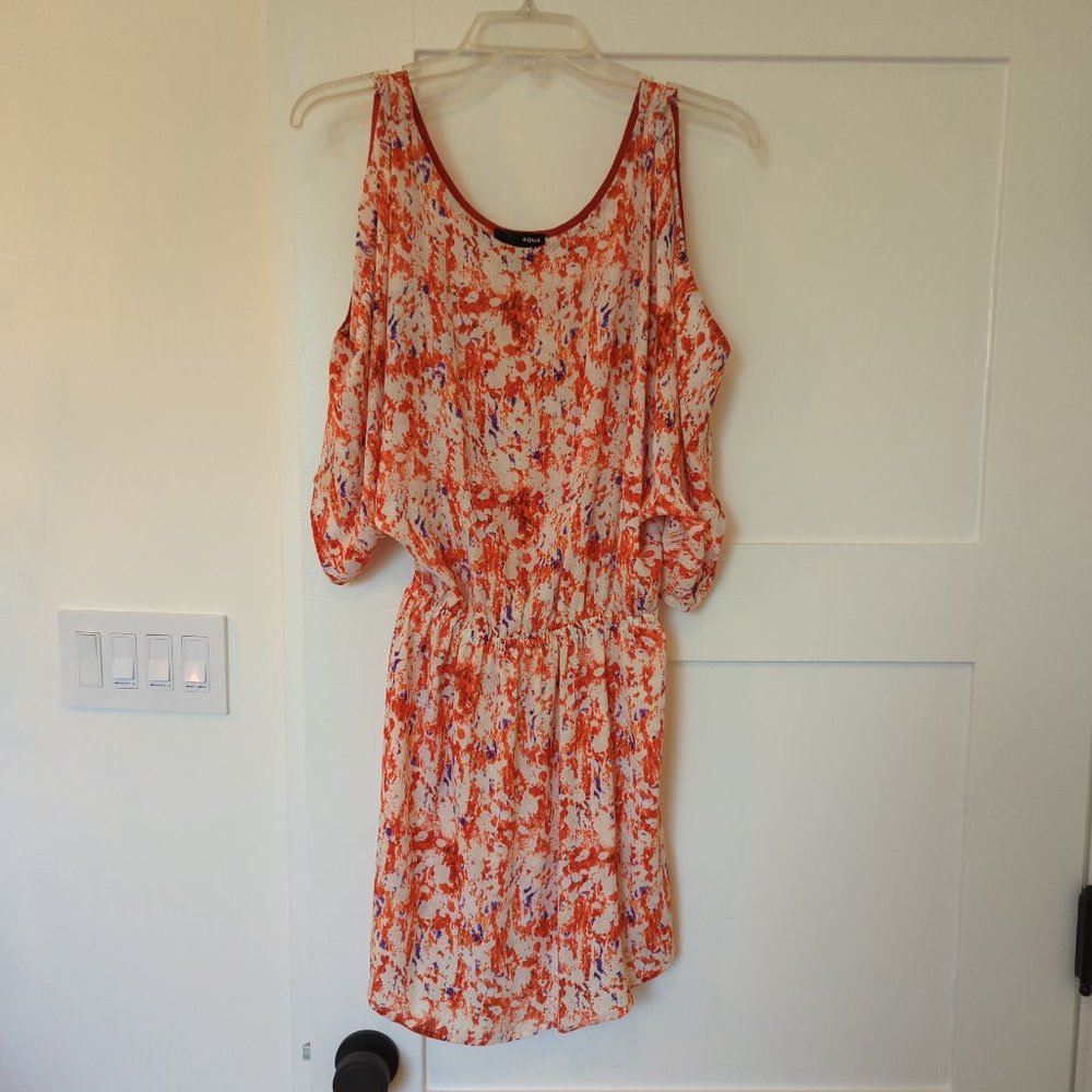 Butterfly sleeve dress
